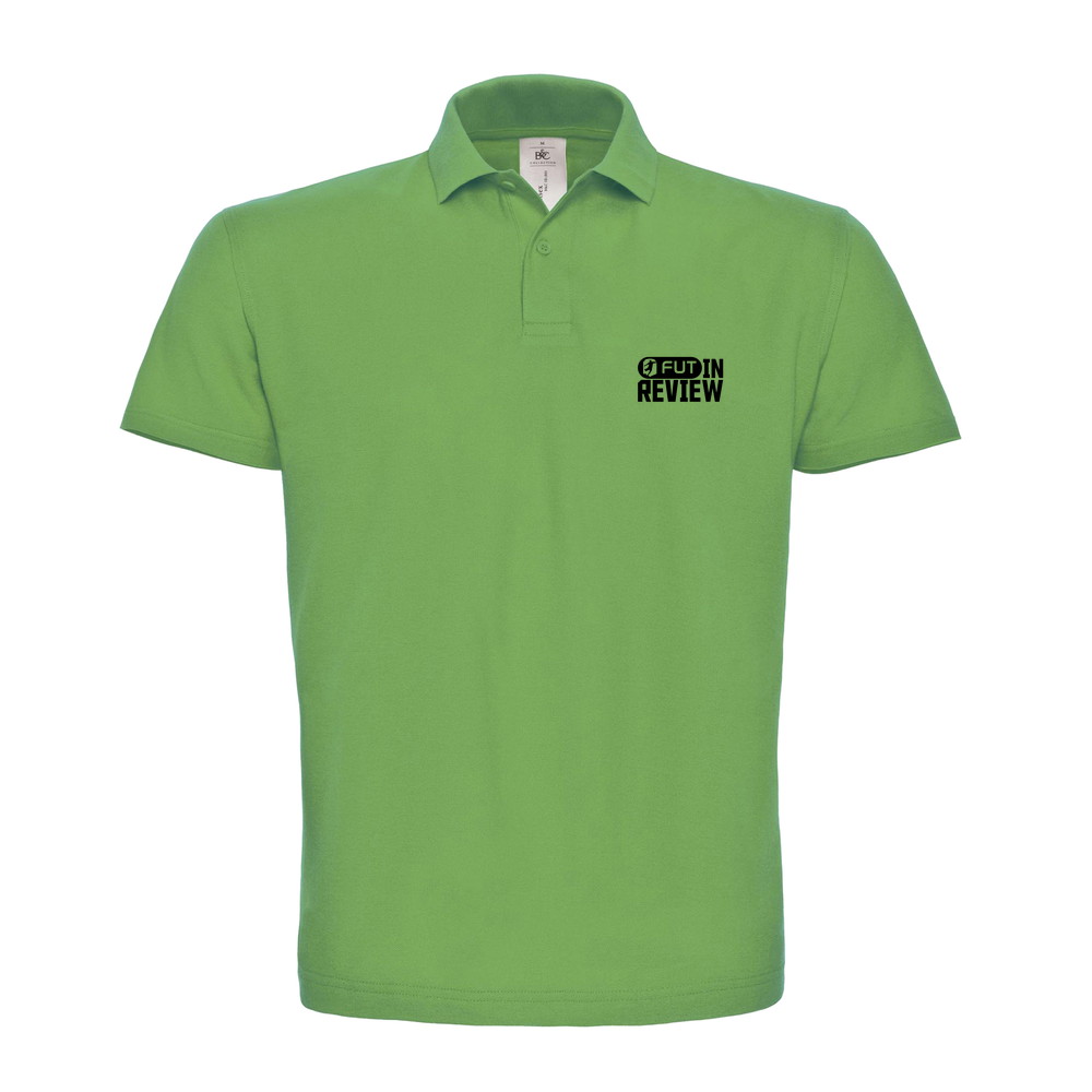Cotton Premium Polo Shirt - FUT in Review Logo - Black Text