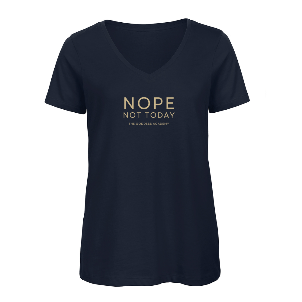 The Signature V-Neck Tee - NOPE. NOT TODAY.