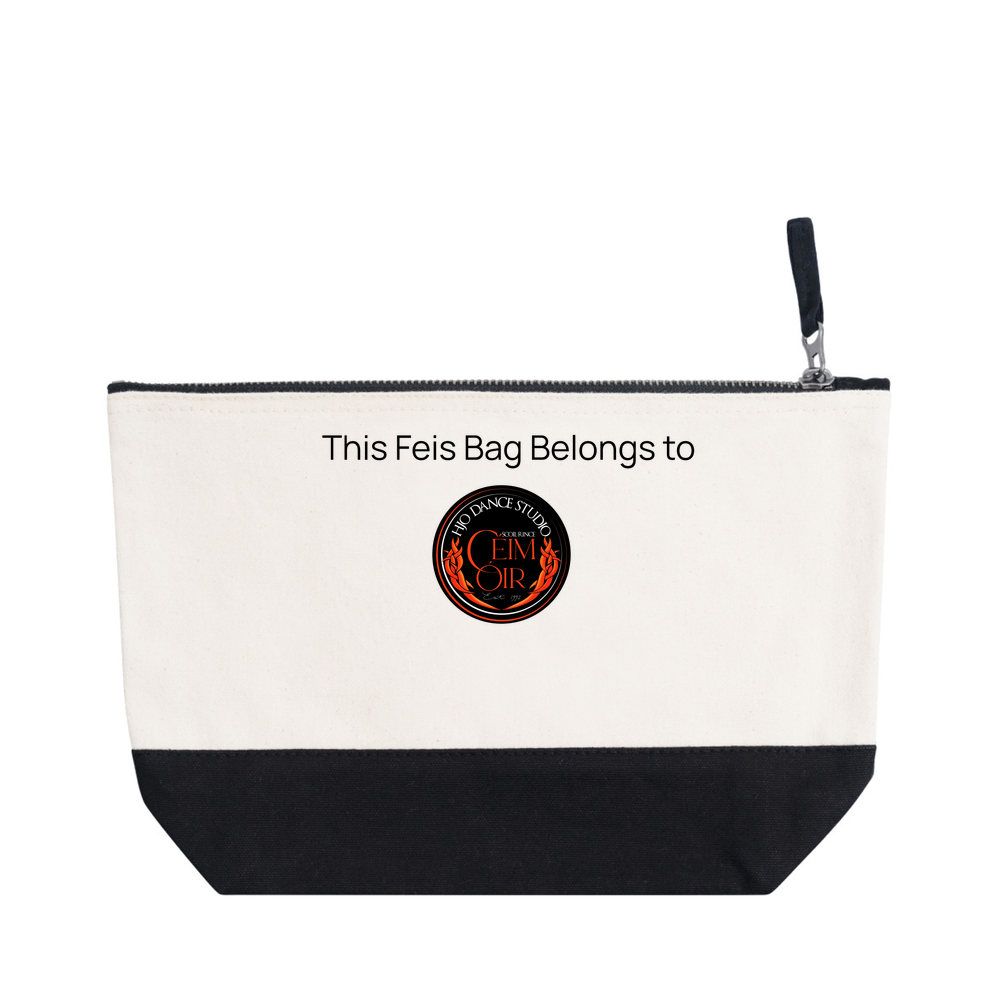Two Tone Canvas Accessory Bag