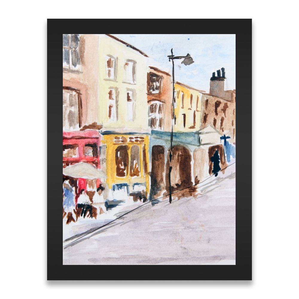 Highgate Watercolour Framed Photo Print - 3:4 Portrait