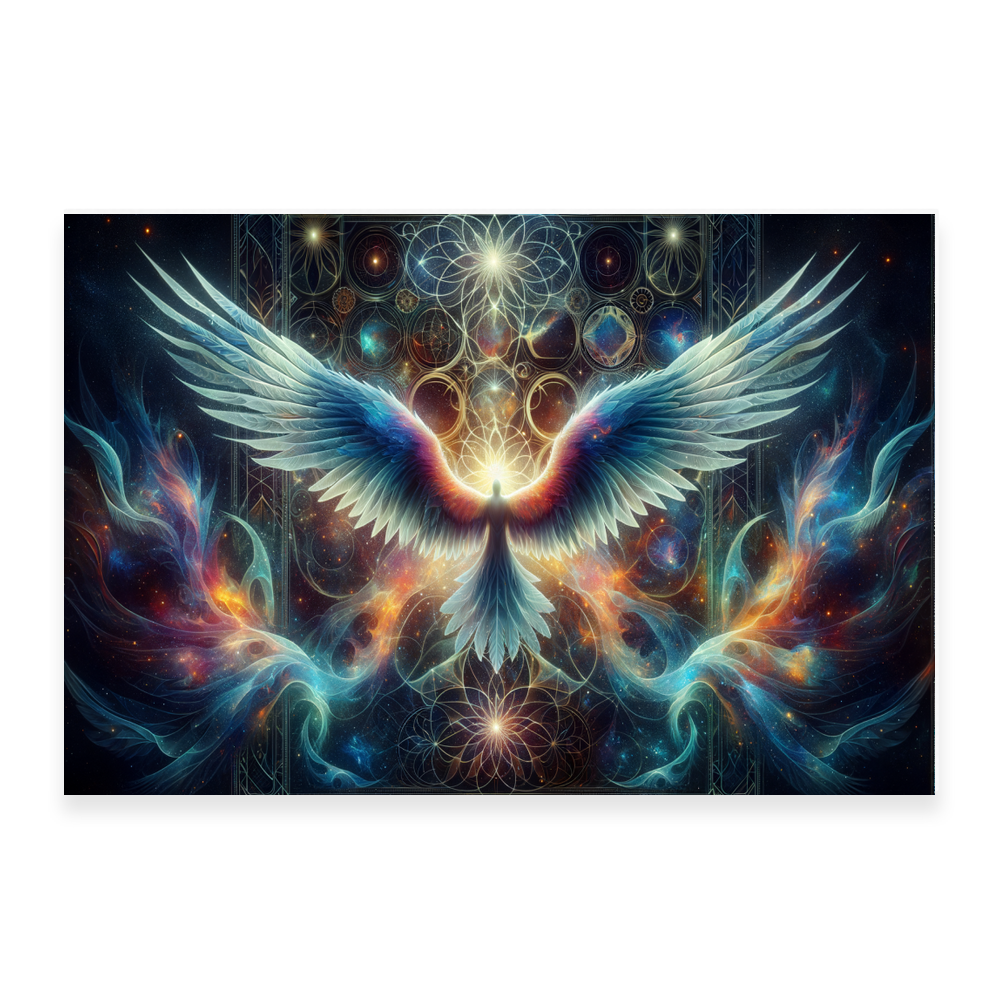 ARCHANGEL RAZIEL - Satin Stretched Canvas - 3:2 Landscape